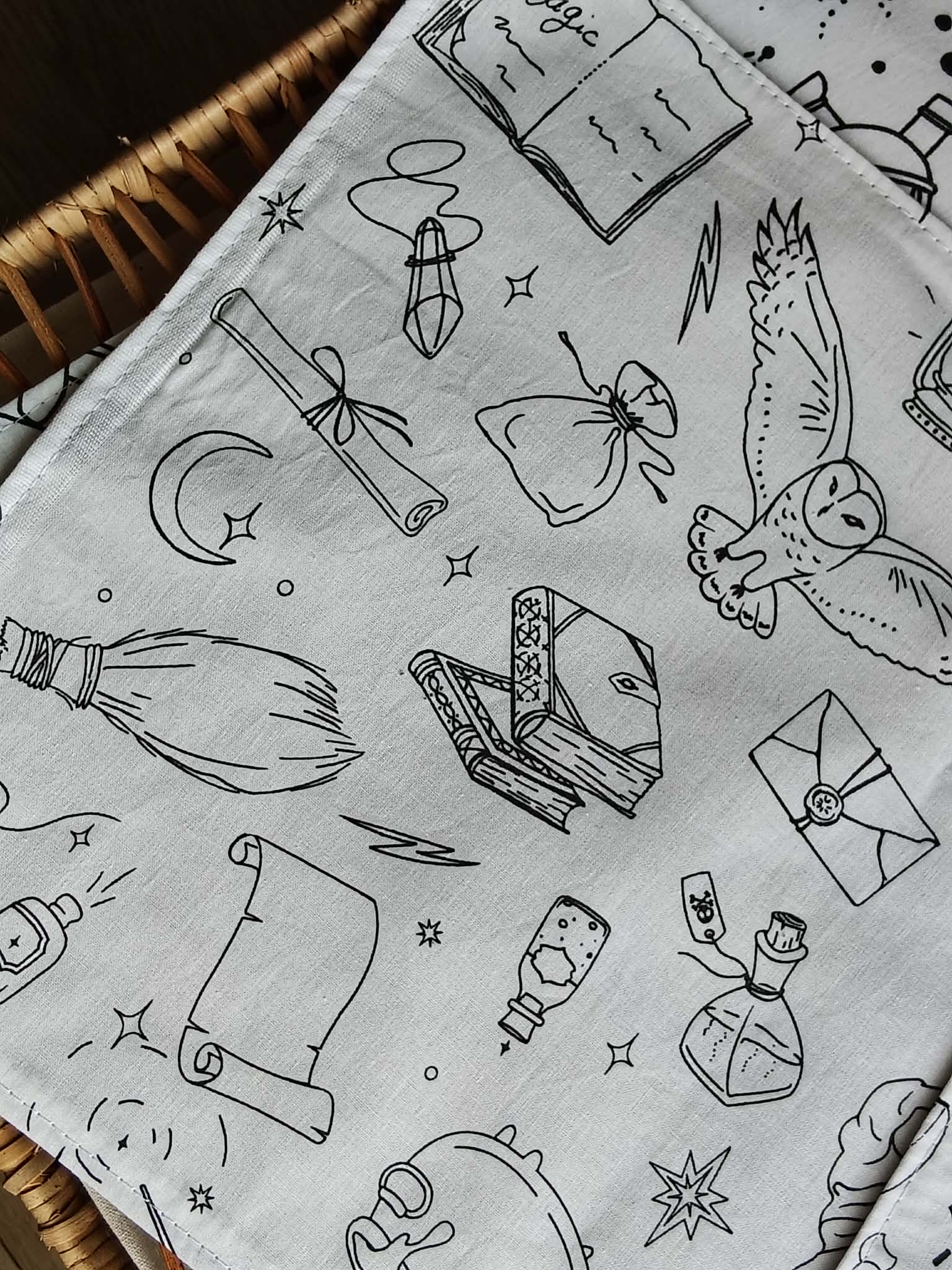 Set de table à colorier