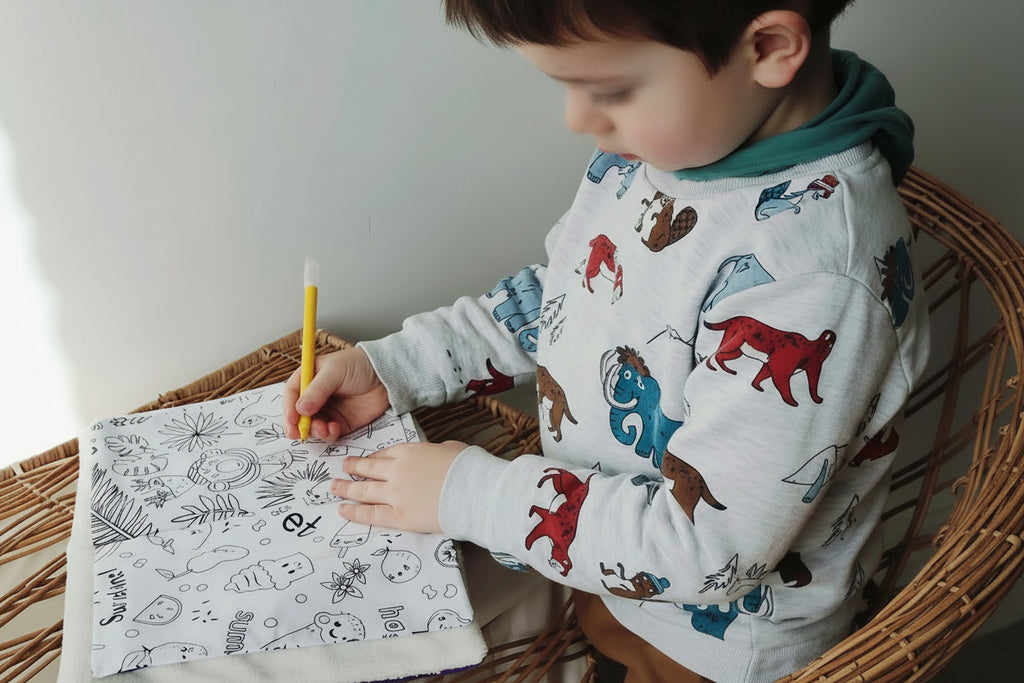 Cahier de coloriage lavable