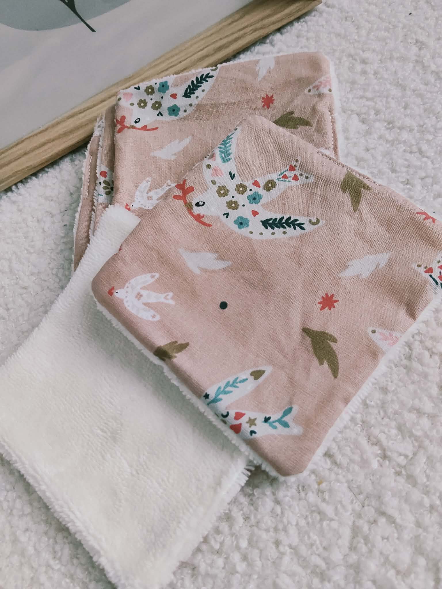 Coton en éponge bambou (lot de 6)