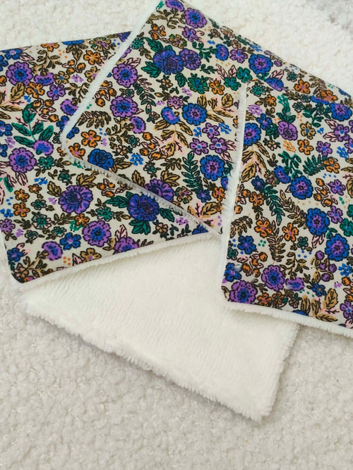 Coton lavable en éponge bambou (lot de 4) nouvelle collection