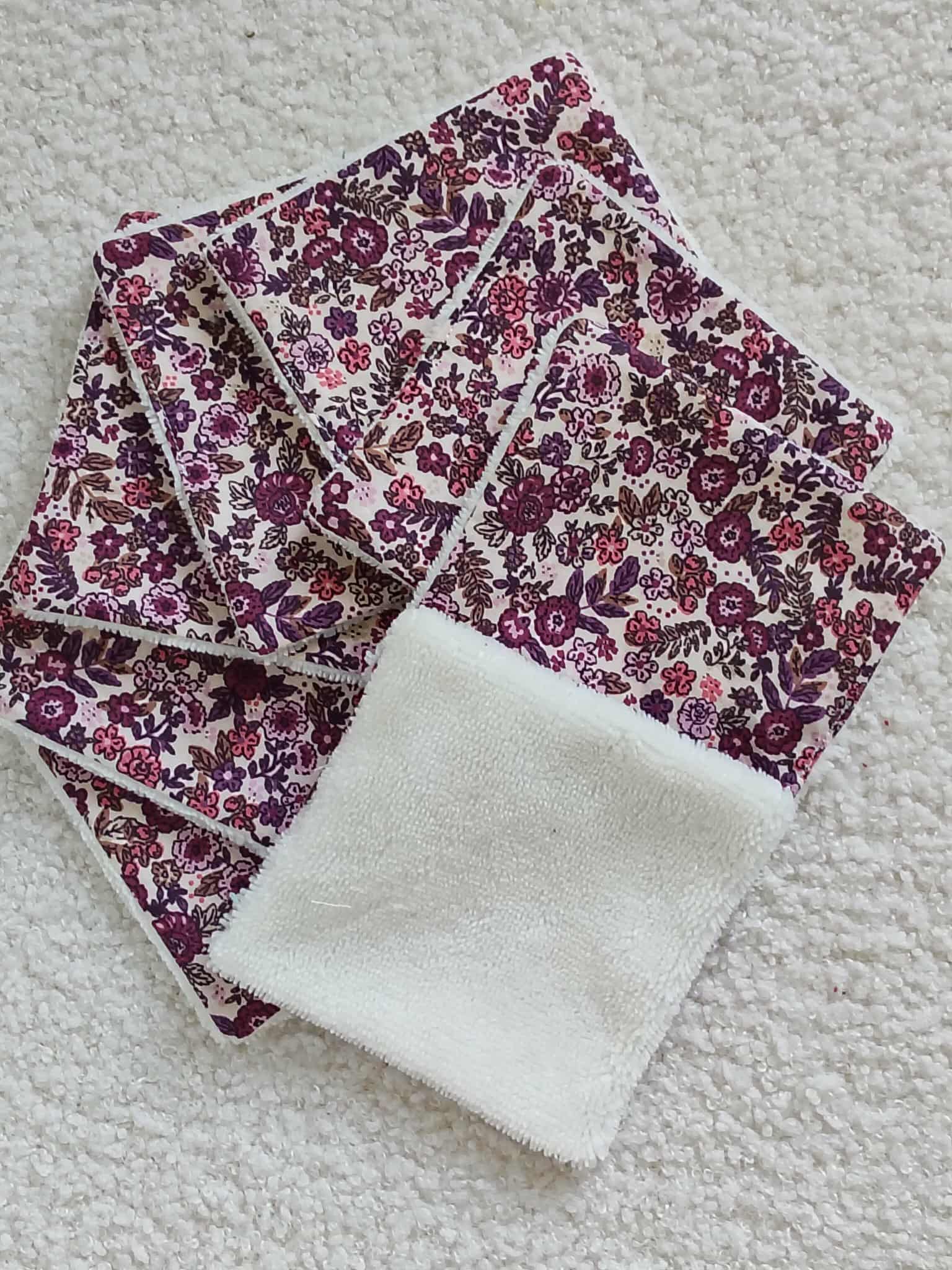 Coton en éponge bambou (lot de 6)