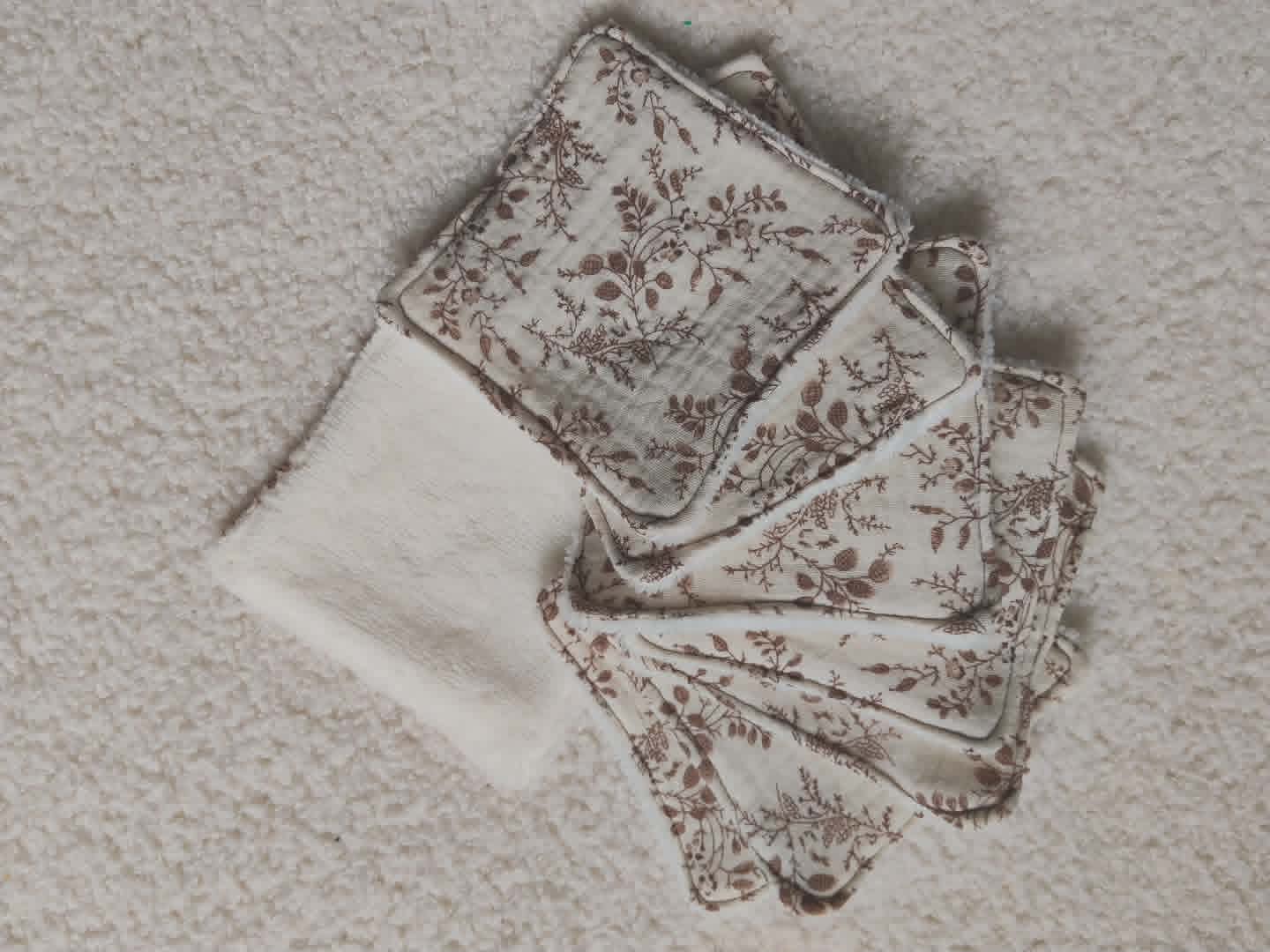 Lingettes lavables lot de 8