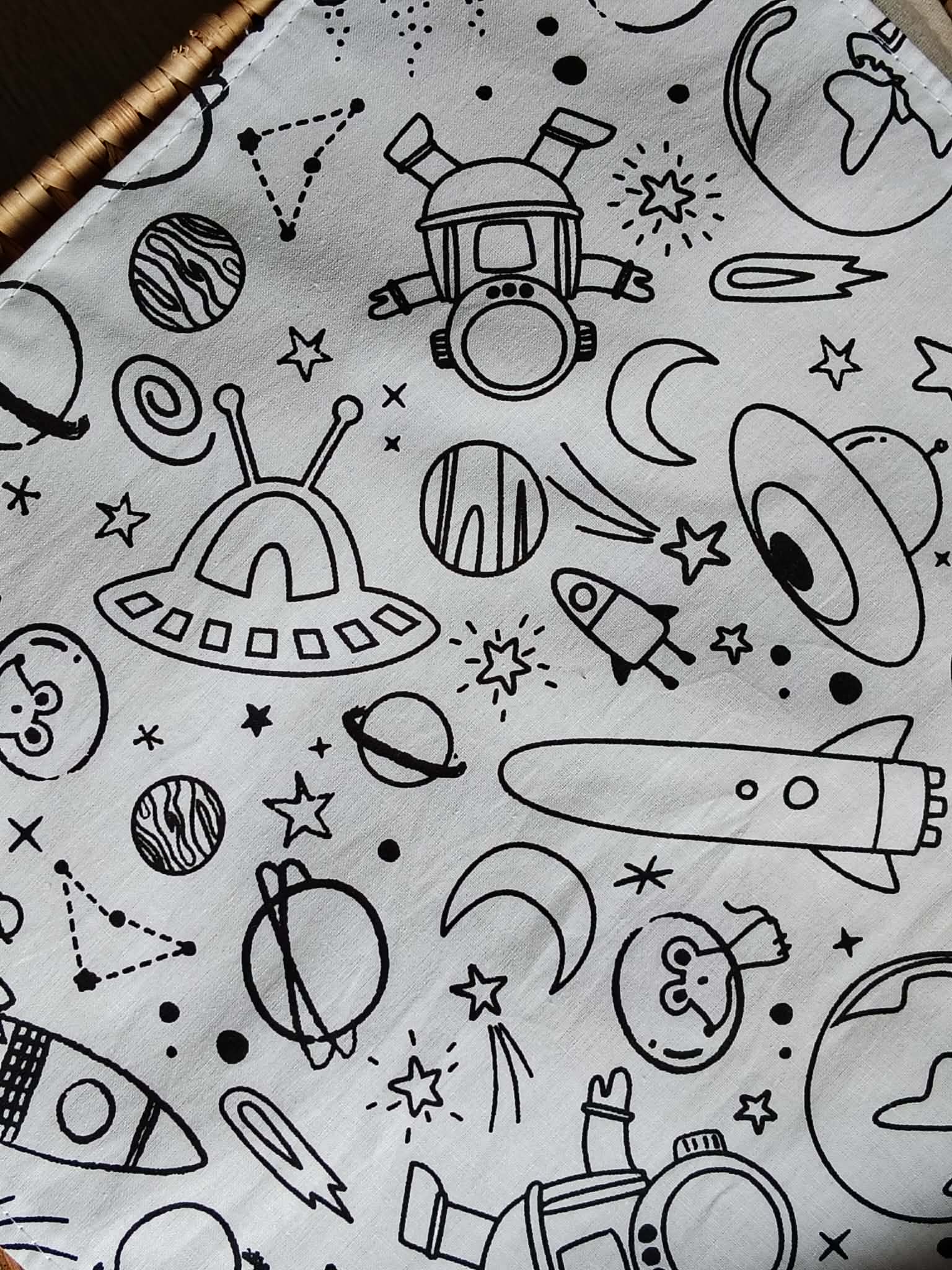 Set de table à colorier