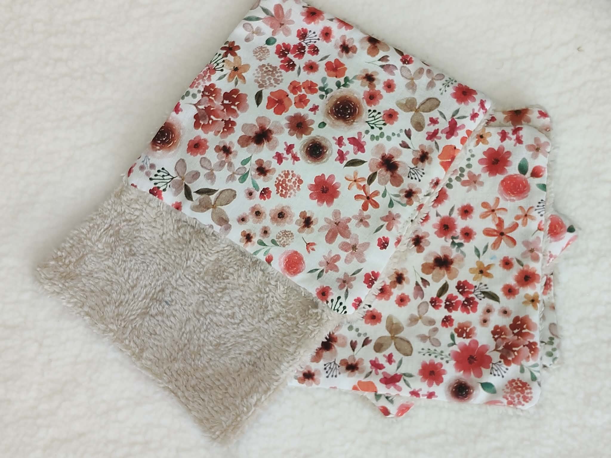 Coton lavable en éponge bambou (lot de 5)