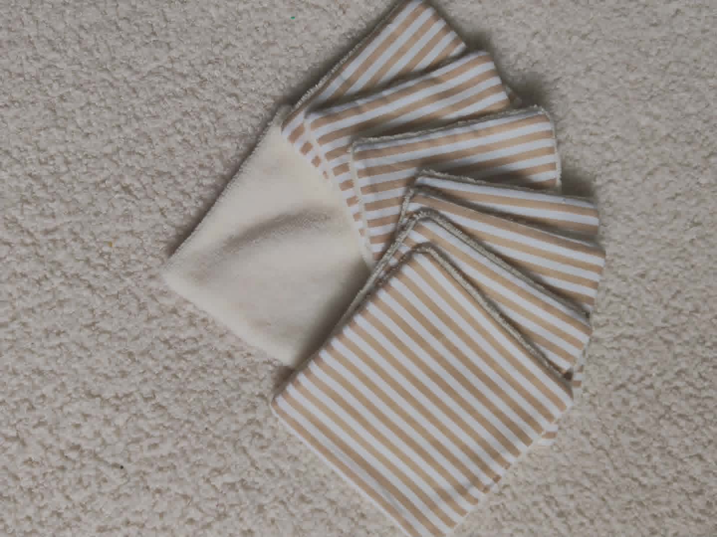 Lingettes lavables lot de 8