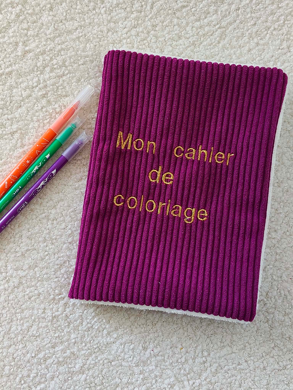 Cahier de coloriage lavable