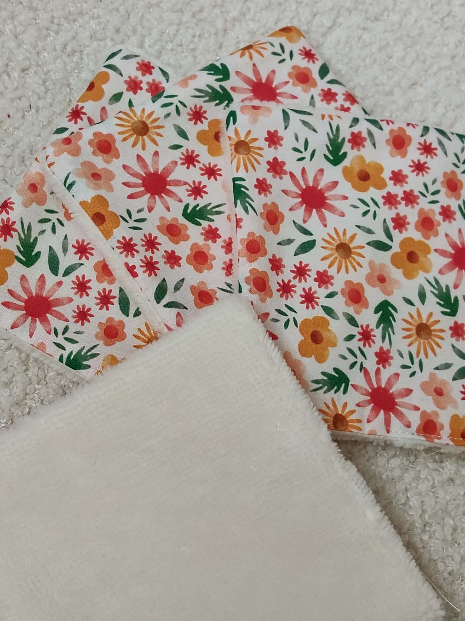 Coton lavable en éponge bambou (lot de 4) nouvelle collection