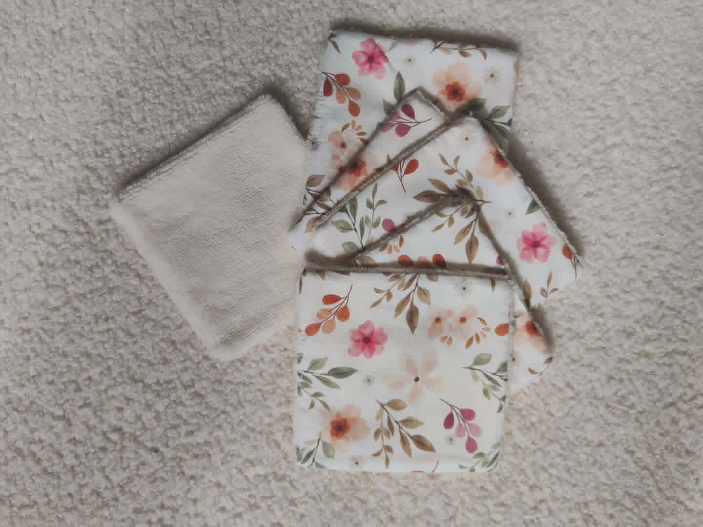 Coton lavable en éponge bambou (lot de 6) nouvelle collection