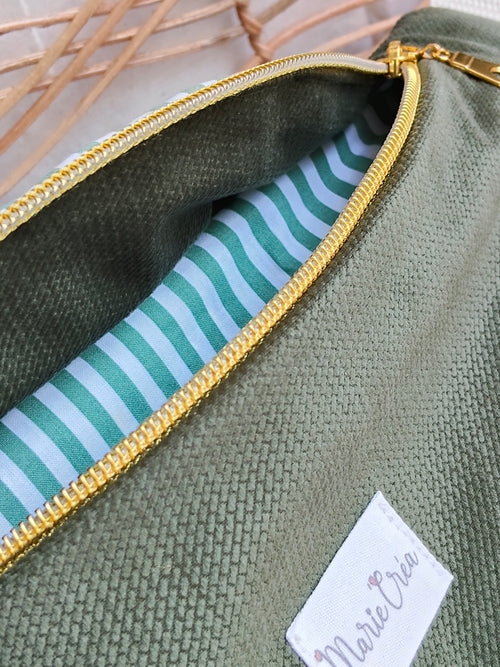 Sac banane en velours
