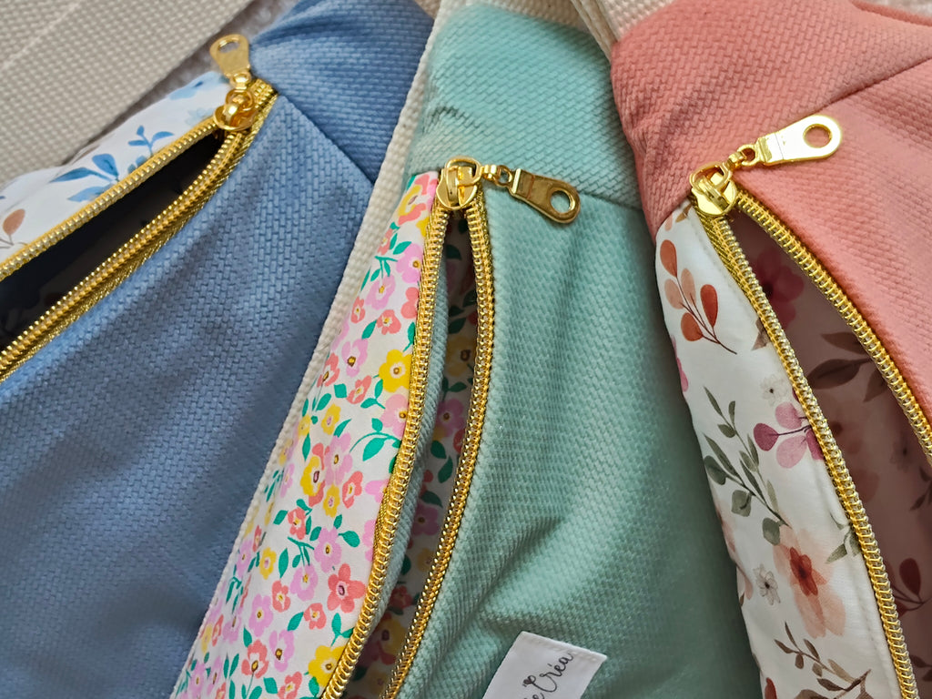 Sac banane en velours